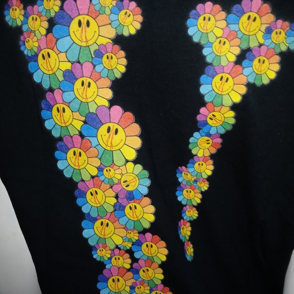 💜Rainbow Flower💜 Women's Printed T-Shirt - Picture 6 of 7